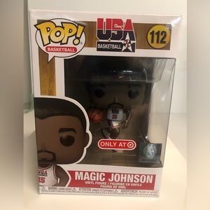 Funko Pop! NBA Magic Johnson #112 Team USA Basketball Target Exclusive NEW!!